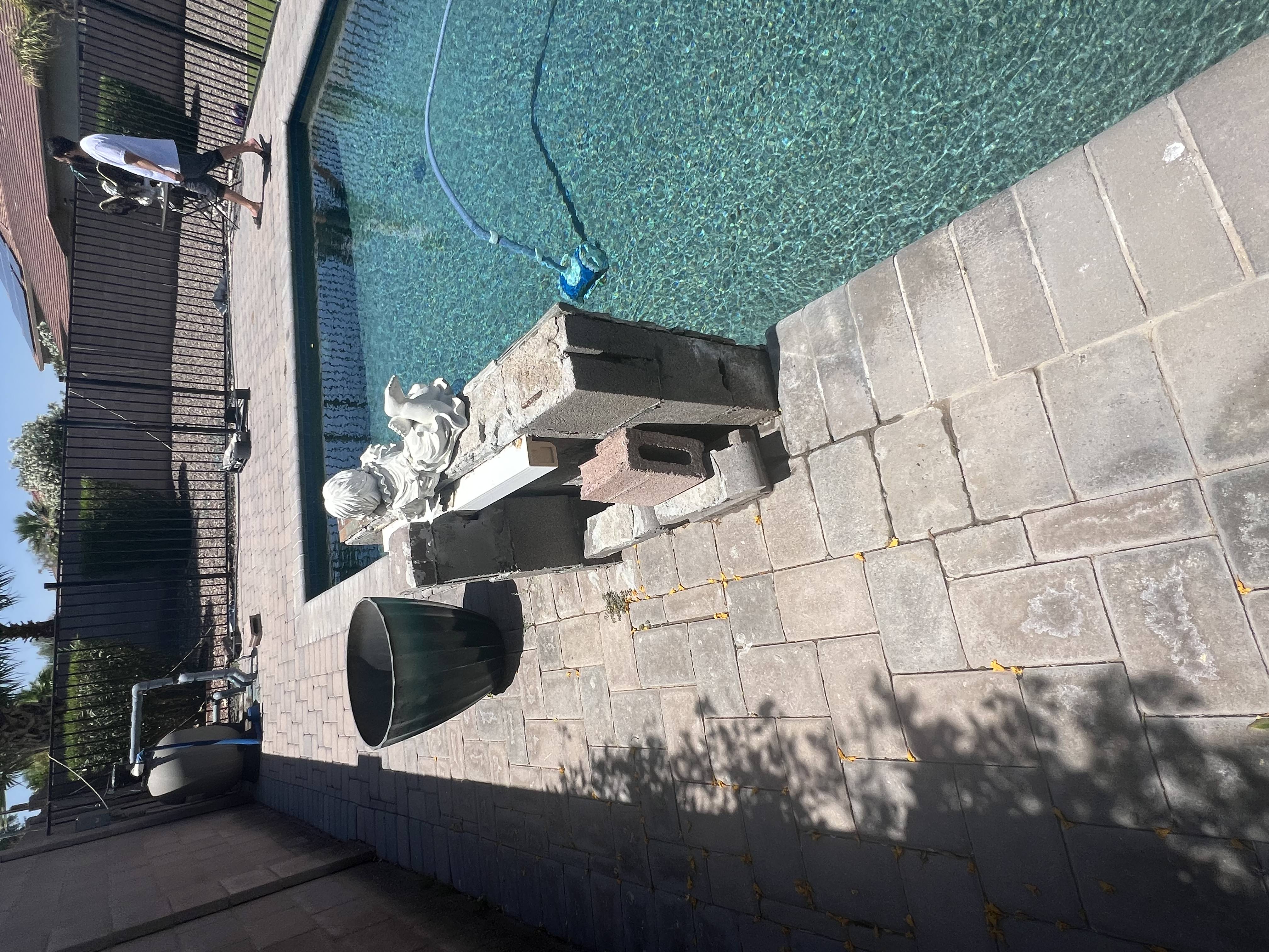 Water Feature Before