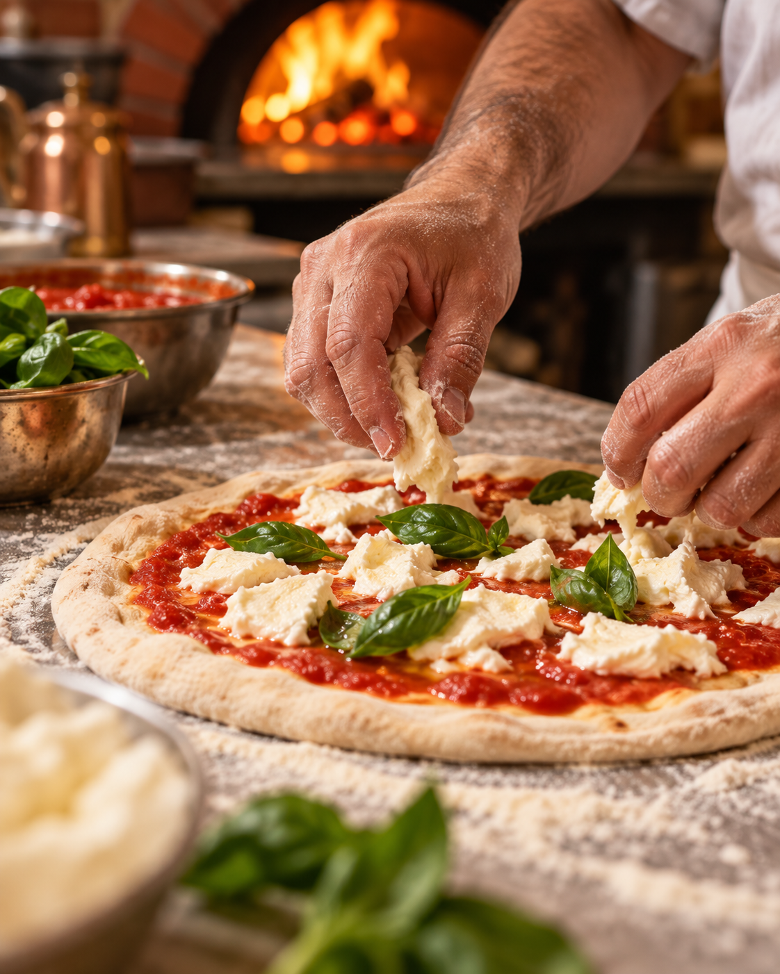 Pizza napoletana da asporto di Pizze e Pizzelle di Tano, Vomero Napoli