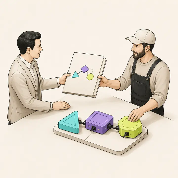 A freelancer building a reusable fulfillment system from clear specifications