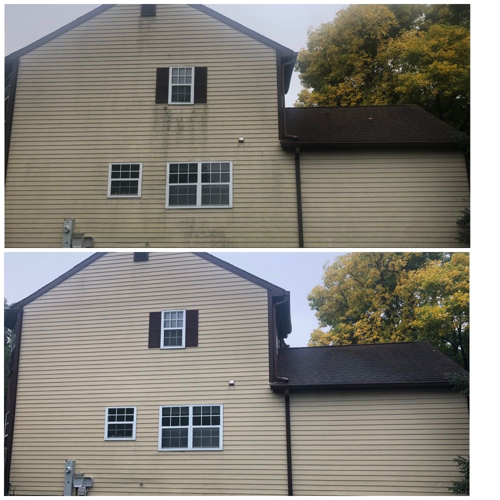 Pressure washing project photo from Integrity Softwash Solutions in the Bartlett Illinois area