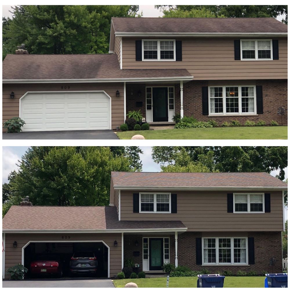 Pressure washing project photo from Integrity Softwash Solutions in the Bartlett Illinois area