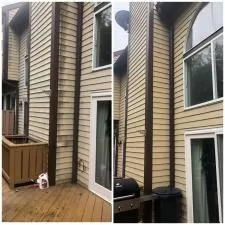 Pressure washing project photo from Integrity Softwash Solutions in the Bartlett Illinois area