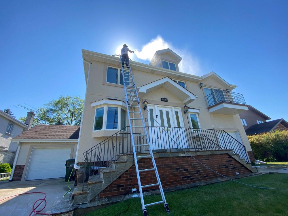 Pressure washing project photo from Integrity Softwash Solutions in the Bartlett Illinois area