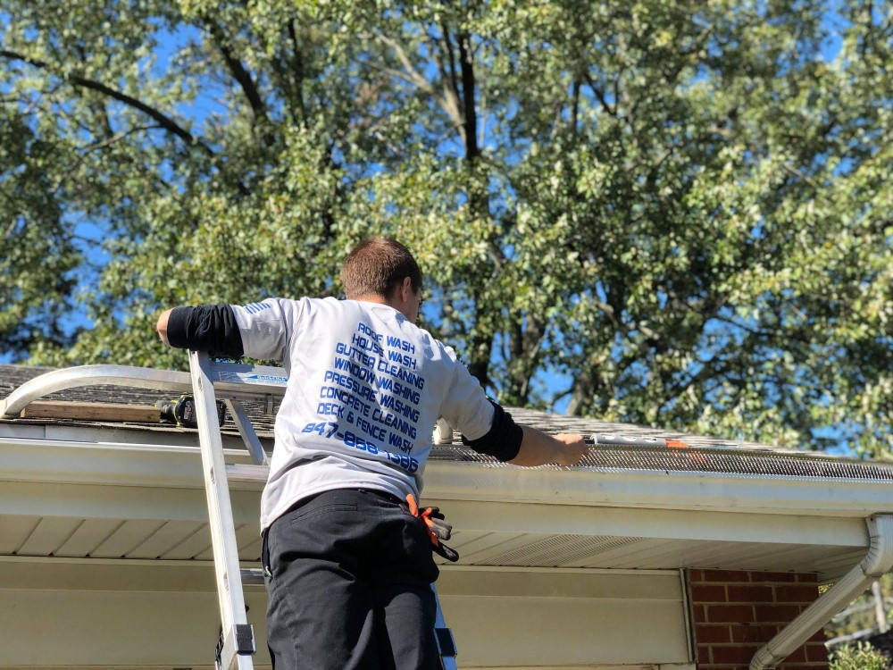 Pressure washing project photo from Integrity Softwash Solutions in the Bartlett Illinois area