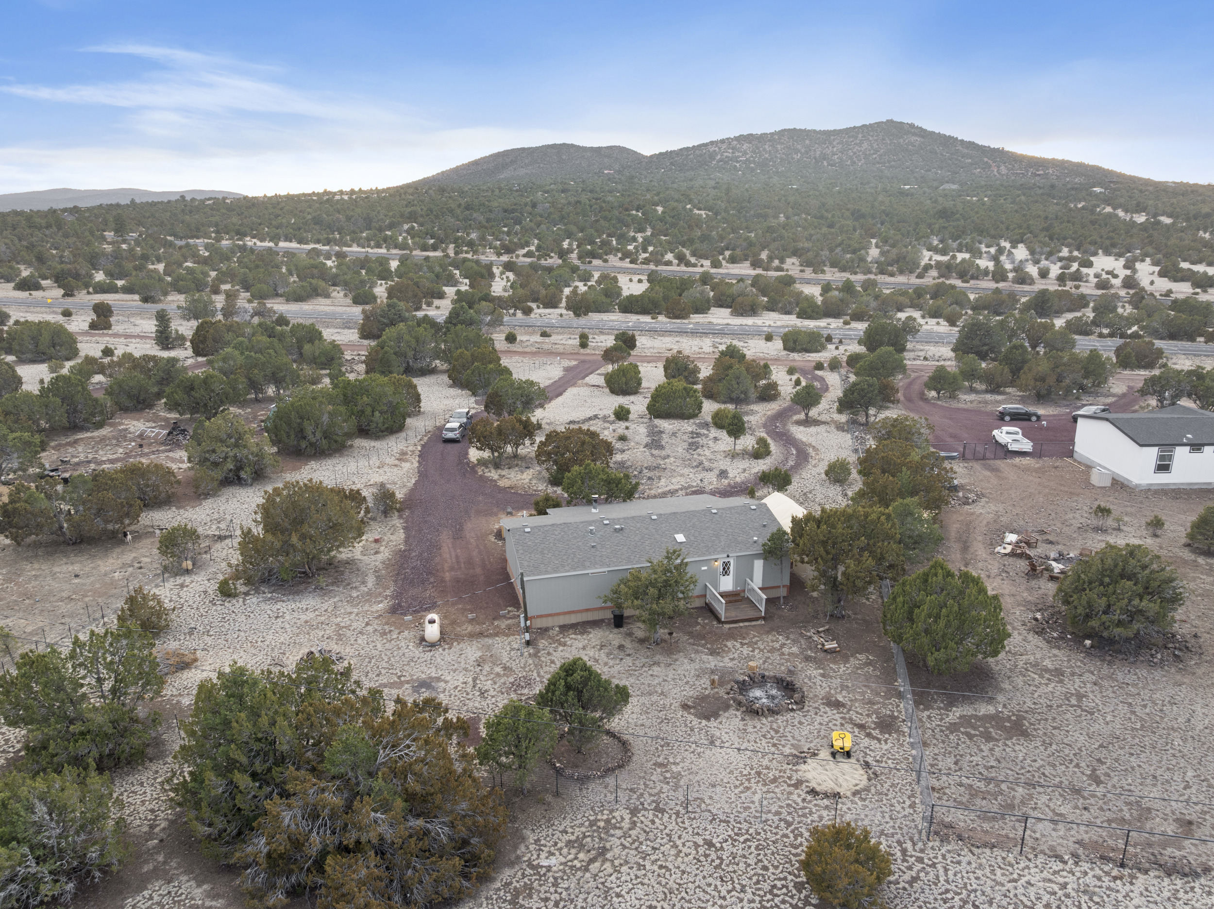 Vibrant peaceful landscape photo of private rural acre