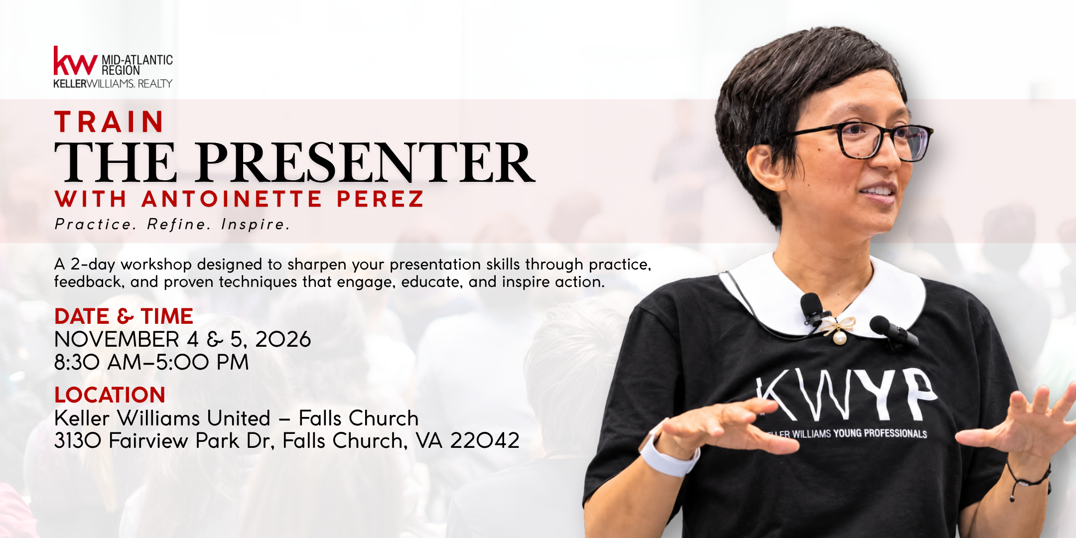 Train the Presenter Workshop with Antoinette Perez