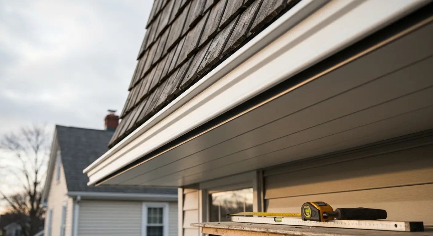 Soffit and fascia installation