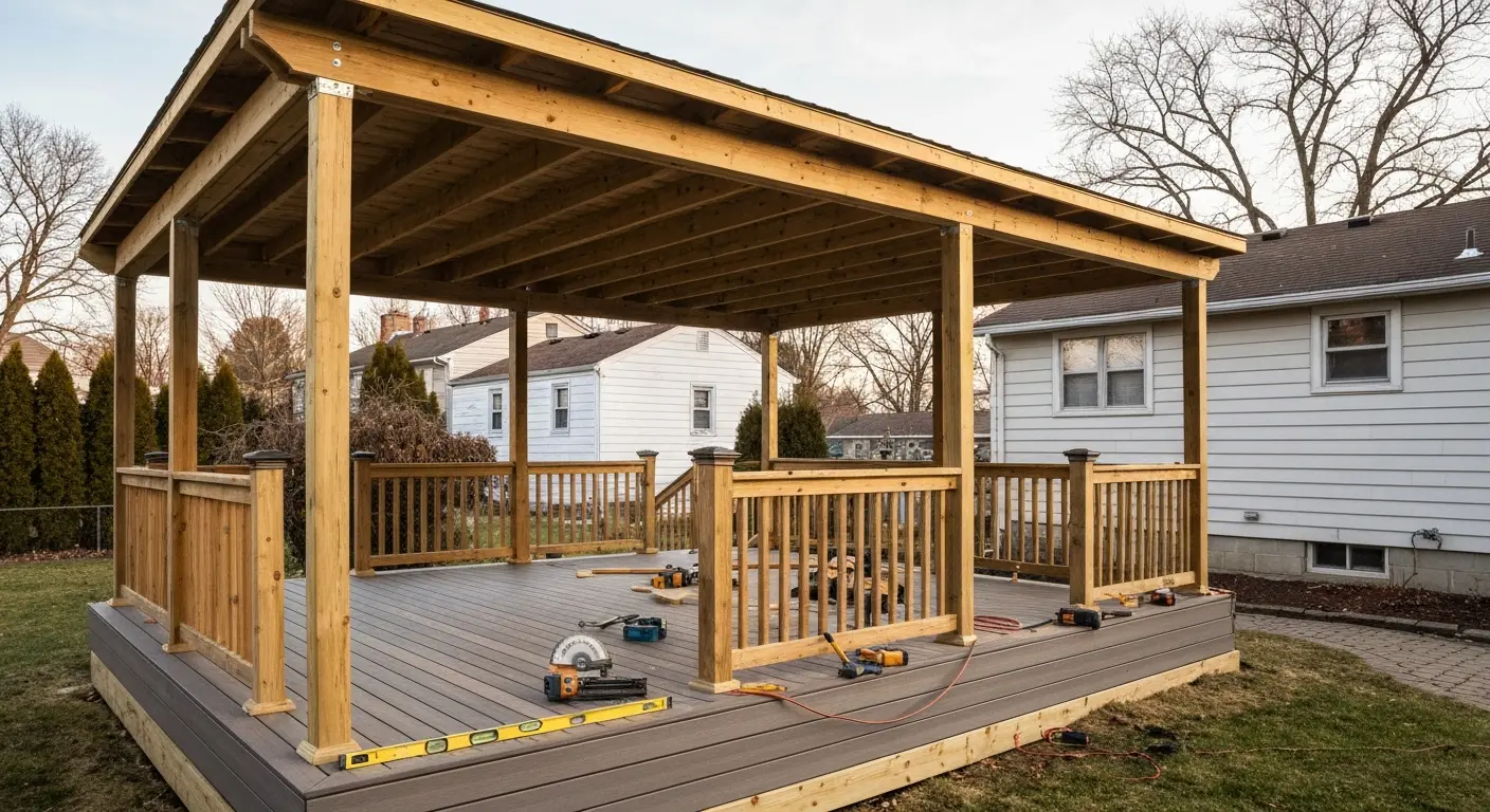 Deck remodeling project