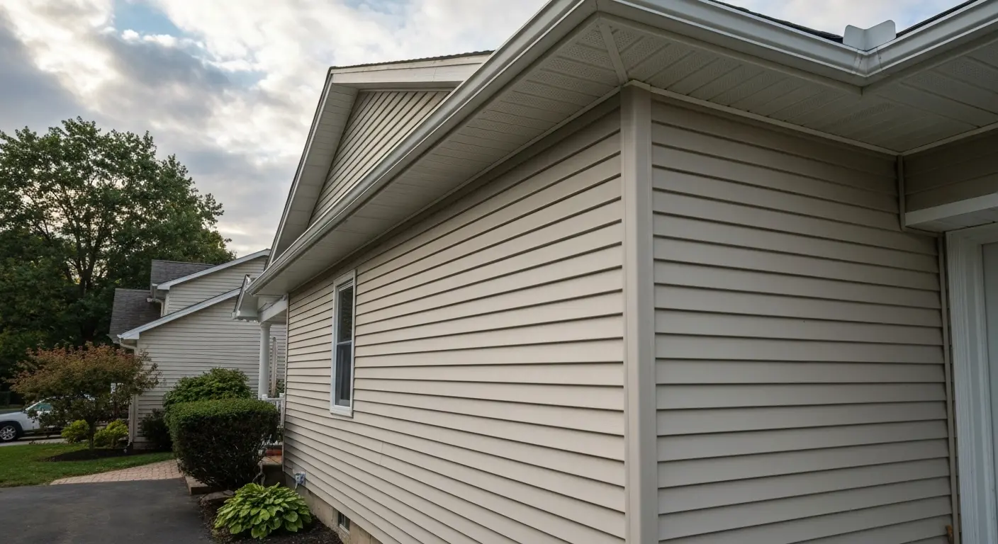 Siding installation project