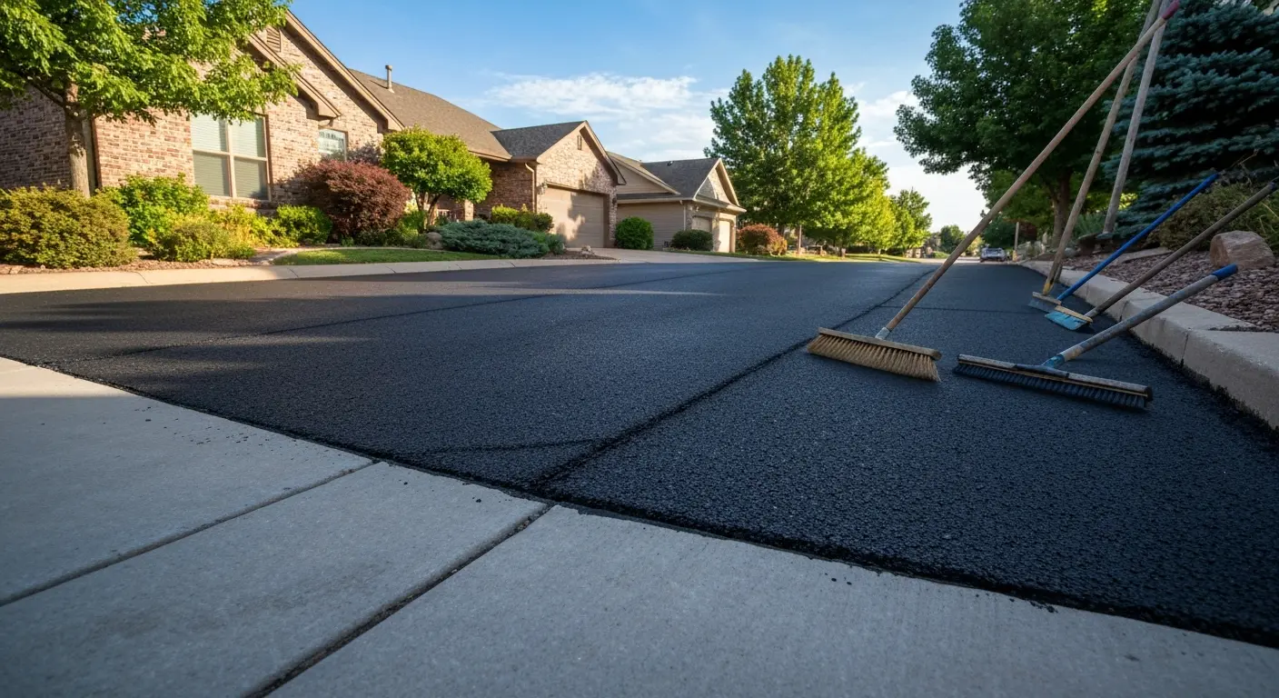 Driveway asphalt repair