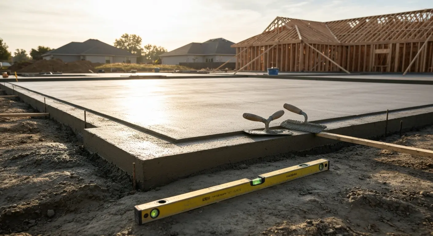 Concrete foundation work