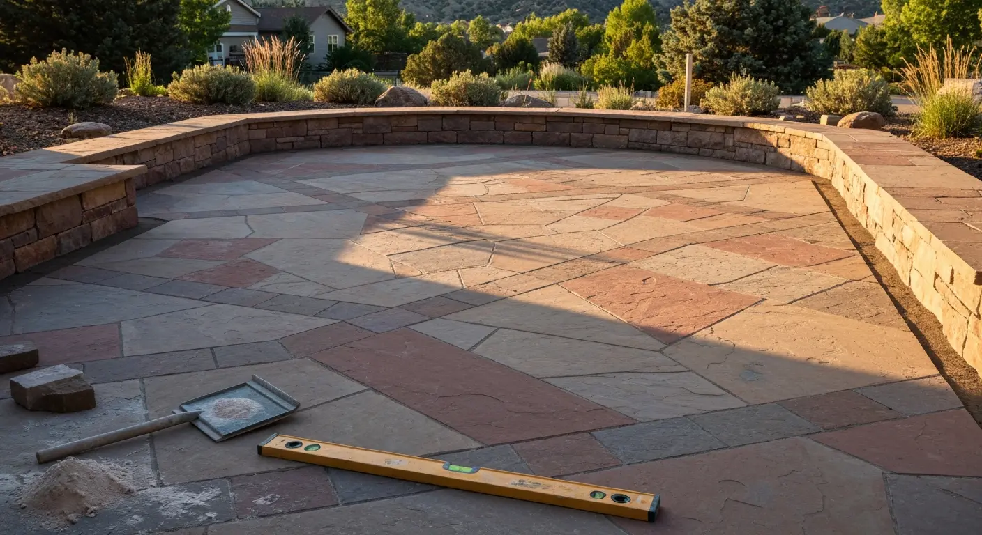 Patio installation