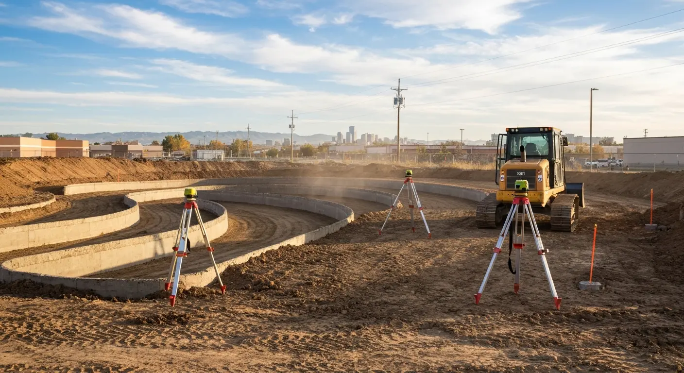 Site excavation and grading in Denver