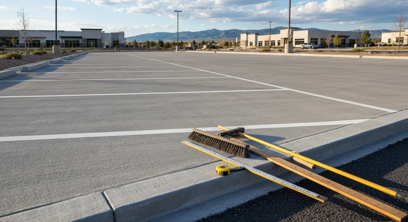 Commercial paving project