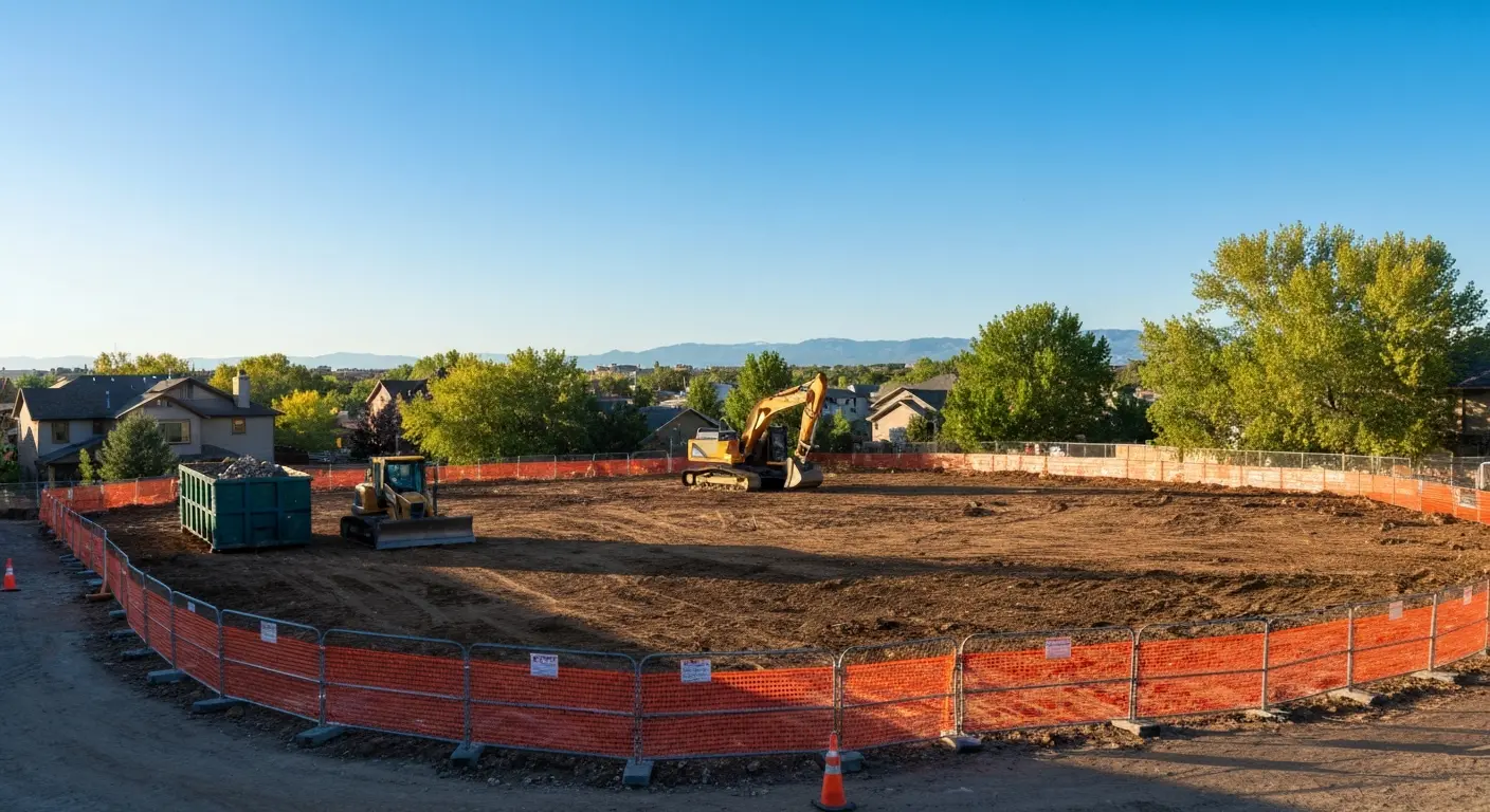 Residential demolition project