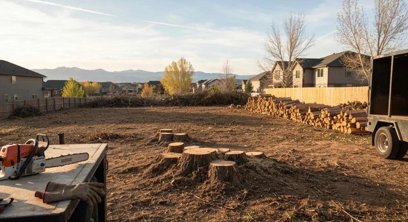 Tree removal and land clearing