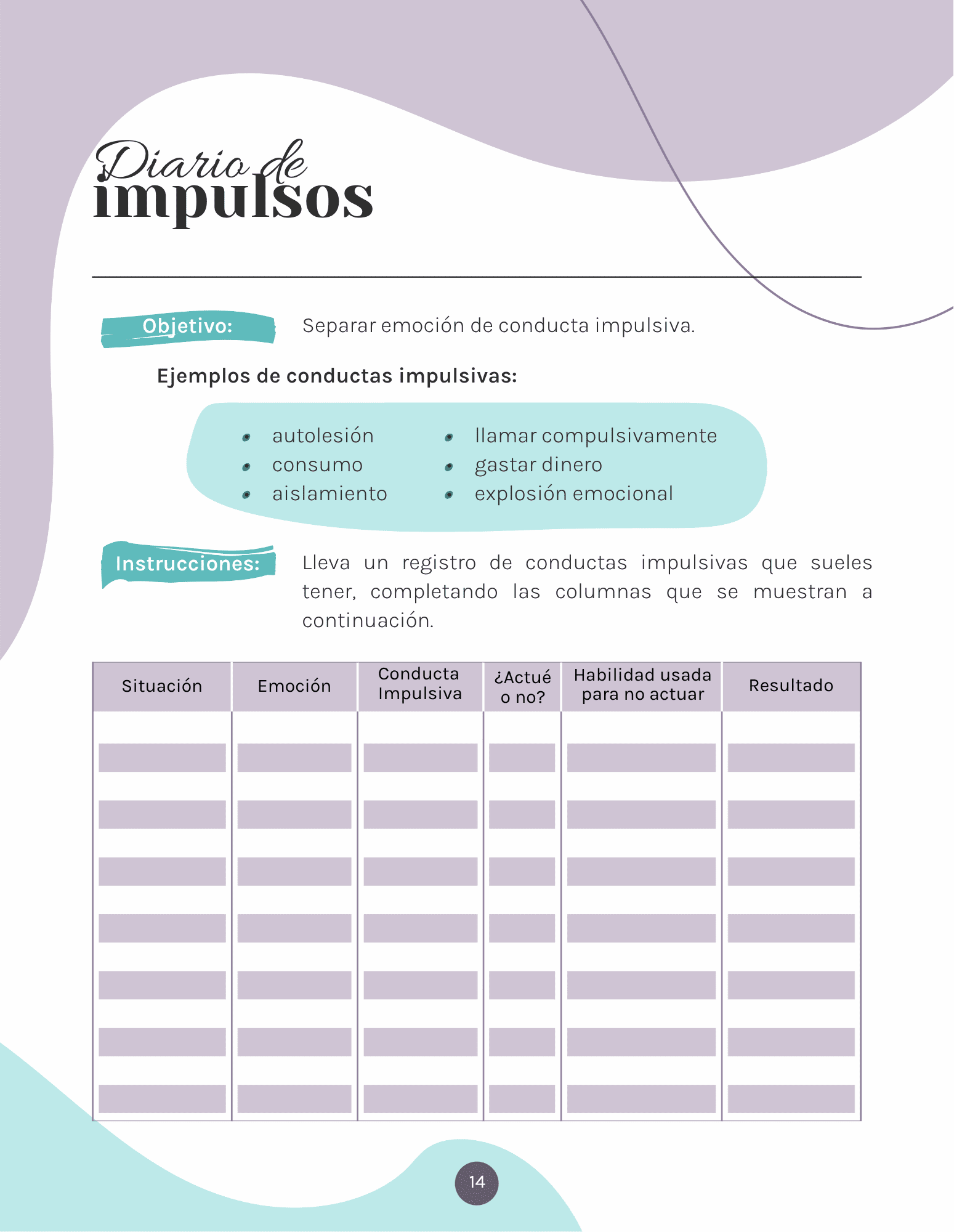 Diario de impulsos