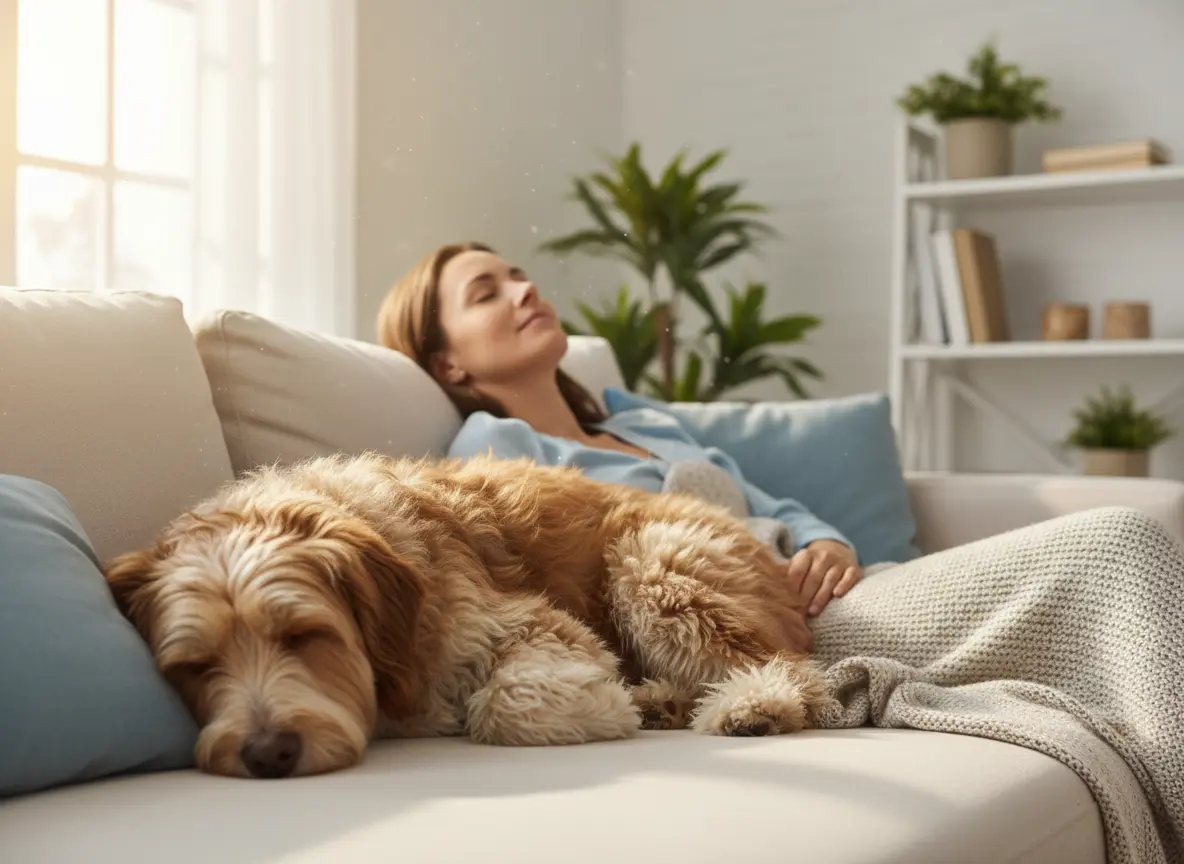 — Hannah & Luna (3-year-old rescue dog)
