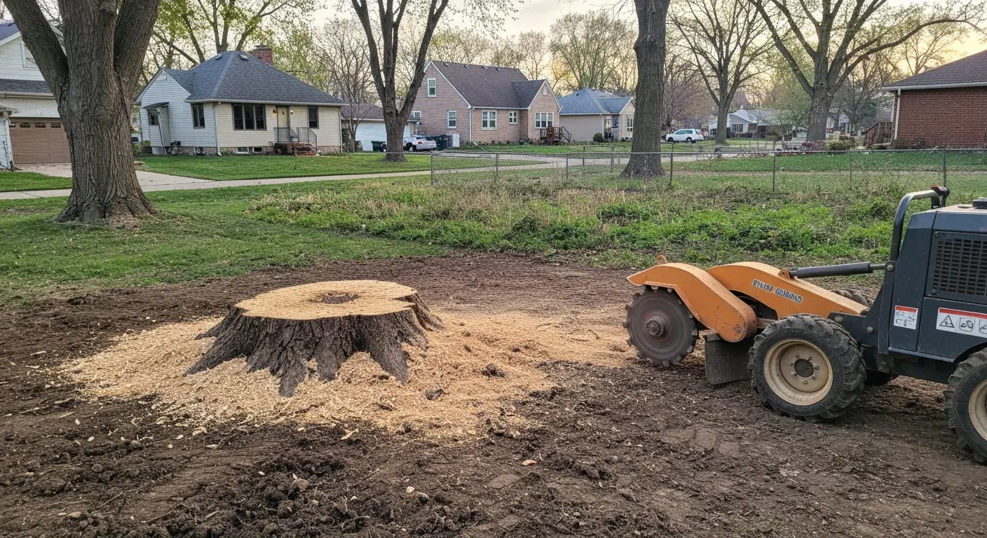 Stump grinding