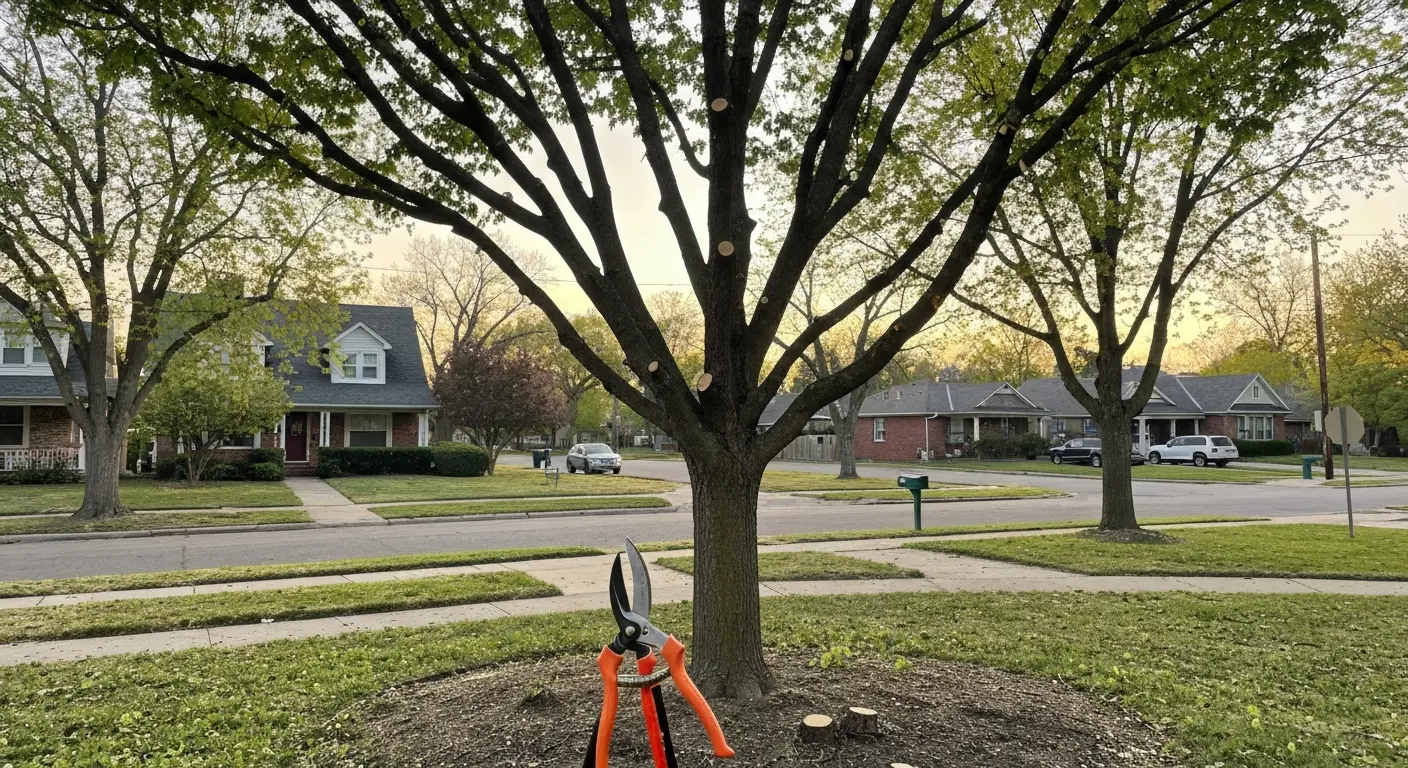 Professional tree trimming