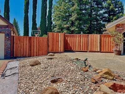 Specialty fence in Roseville