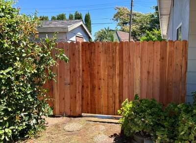 Commercial fence in Roseville