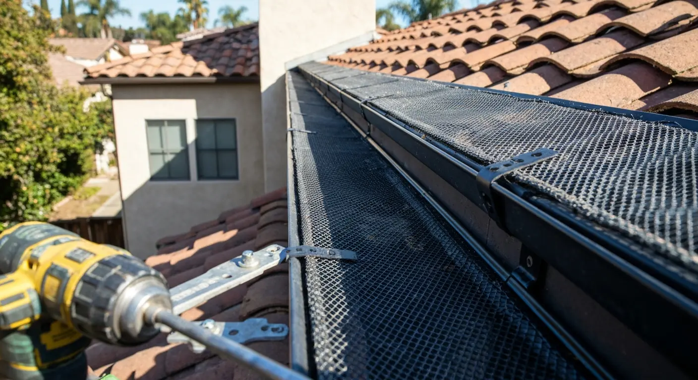 Gutter guard installation