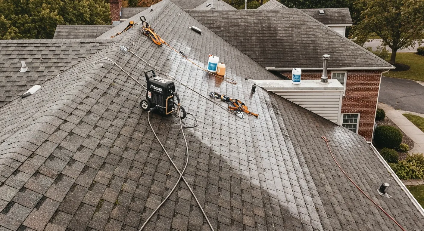 Roof cleaning