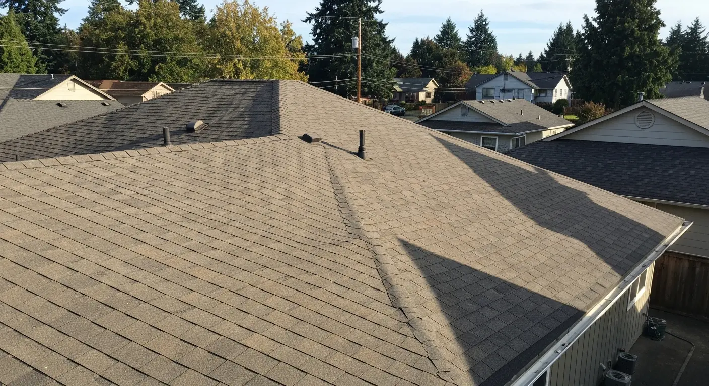 Roof replacement work