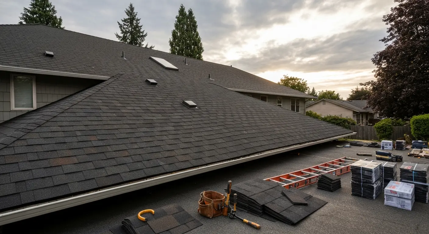 Roof replacement project