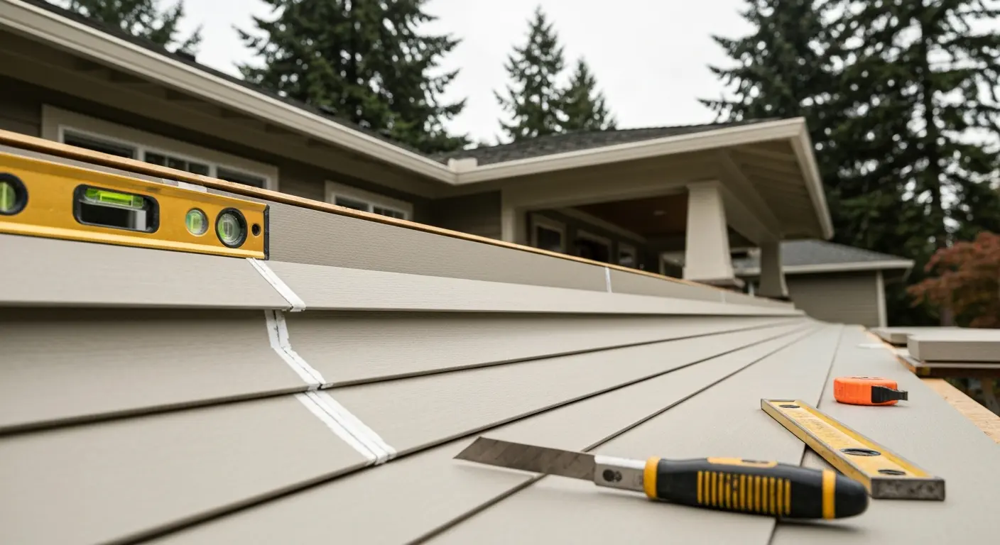 Siding replacement on West Linn residence
