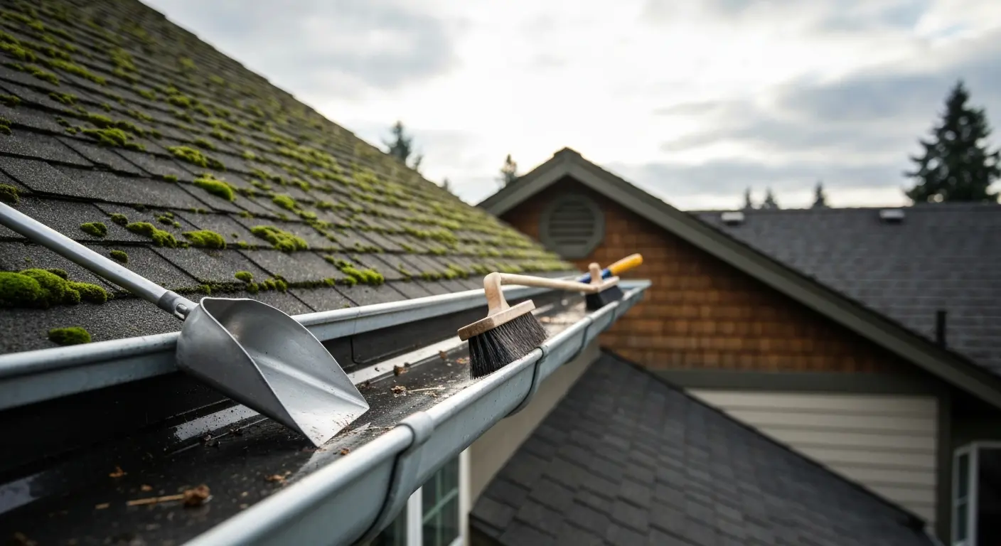 Roof maintenance in Newberg