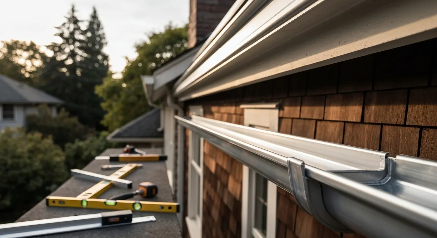 Gutter replacement project