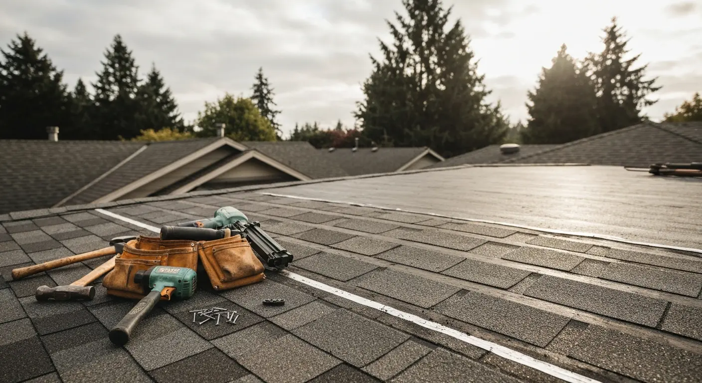 Roof repair work in Mulino area