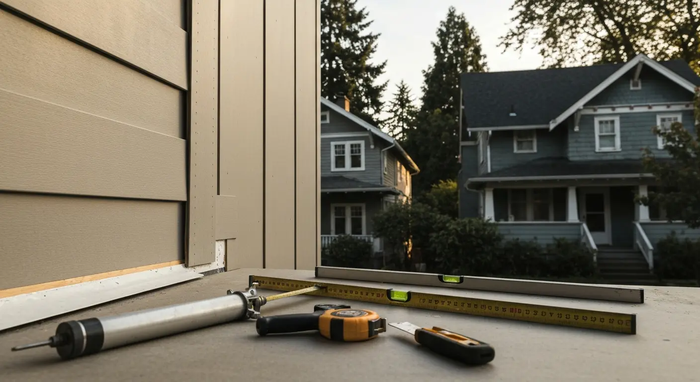 Siding replacement project