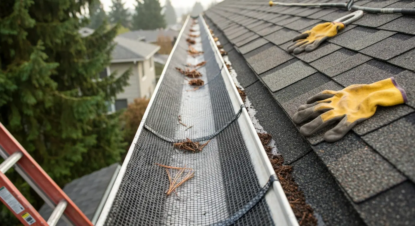 Gutter guard installation