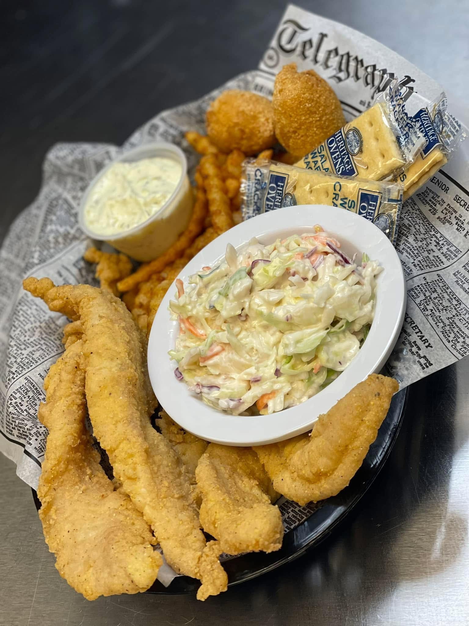 Hand-Breaded Catfish