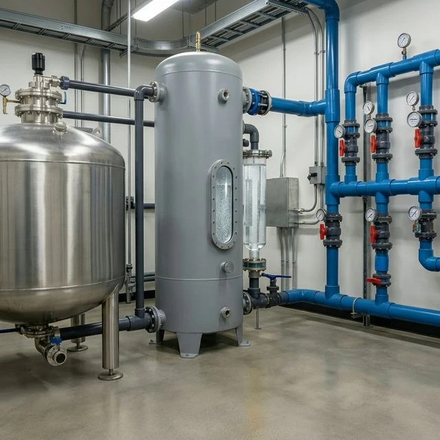 (Reactor de contacto de Ozono oxidando ácido láctico y precursores de cloroformo) (Reactor de contacto de Ozono oxidando ácido láctico y precursores de cloroformo)