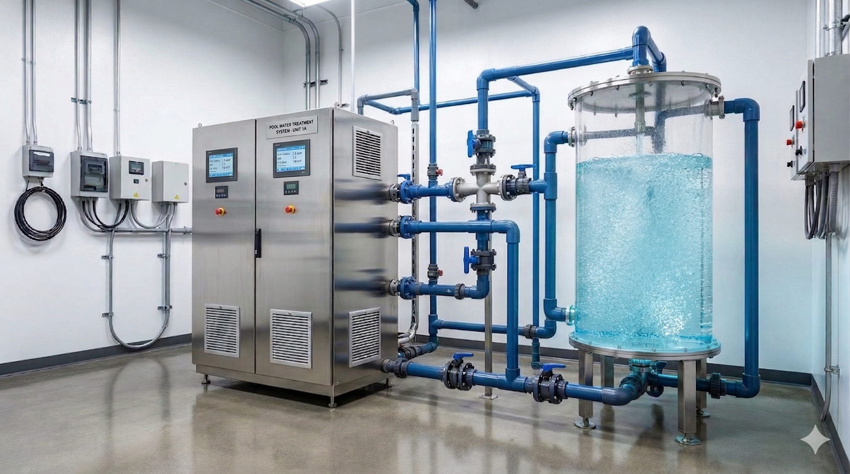 Sistema de ozonización para piscina o alberca de olímpica y mayores Sistema de ozonización para piscina o alberca de olímpica y mayores