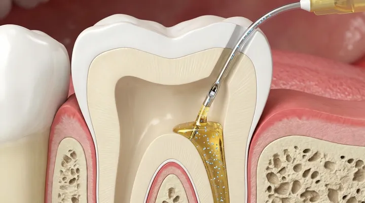 Aplicación de aceite ozonizado 