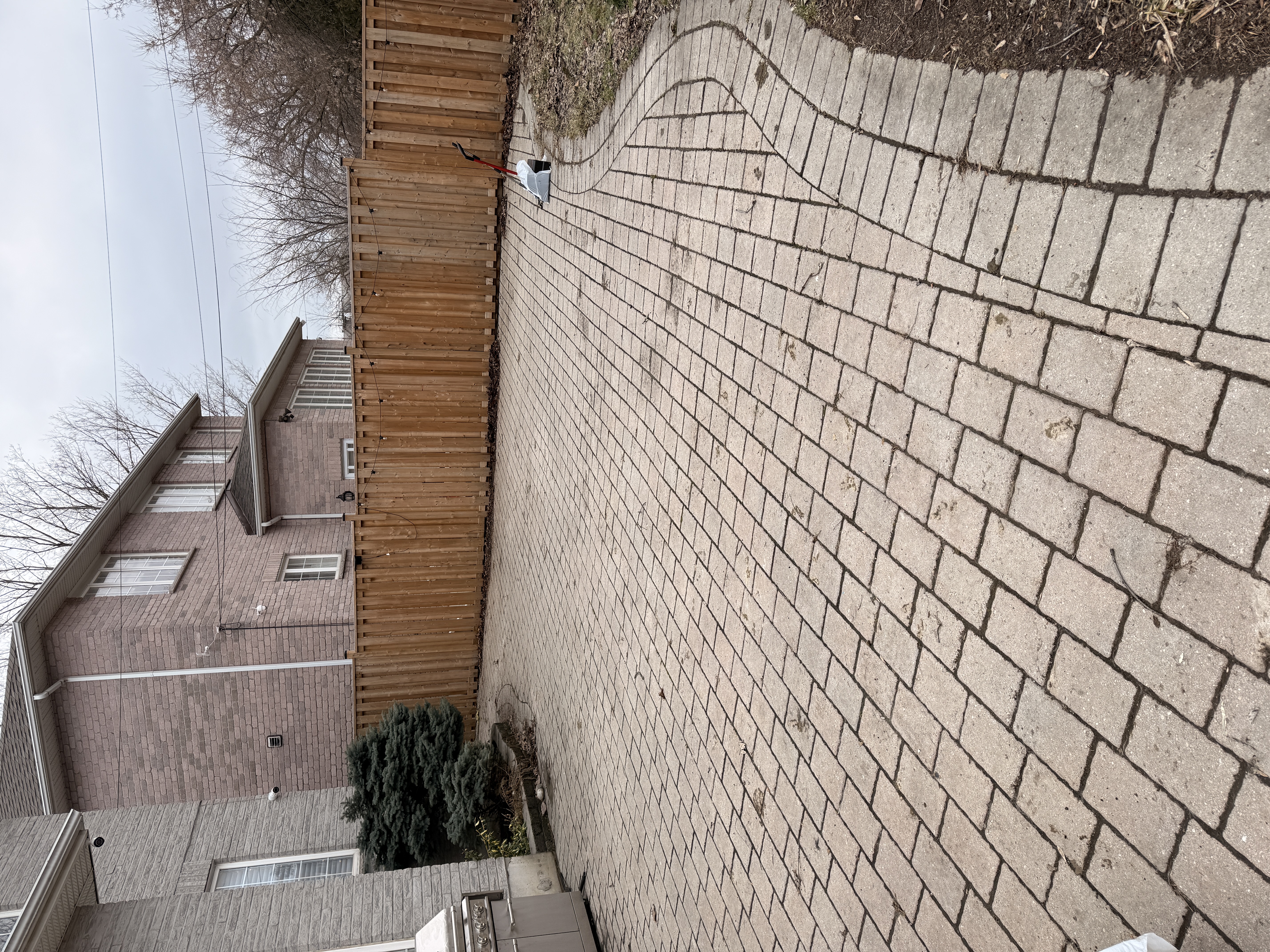 Interlock patio after Legendary Scoop