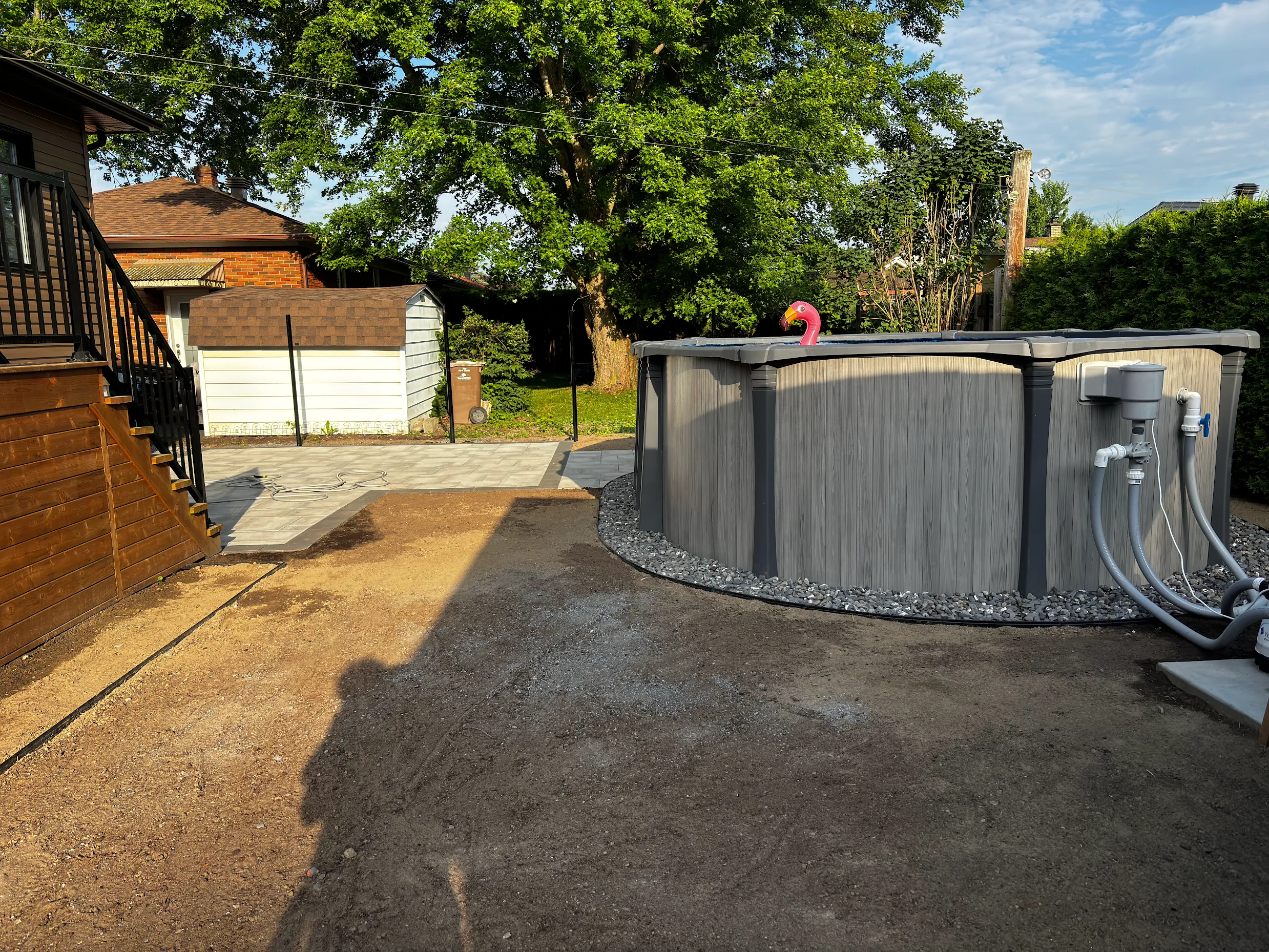 Rénovation piscine hors-terre, Piscines Boileau