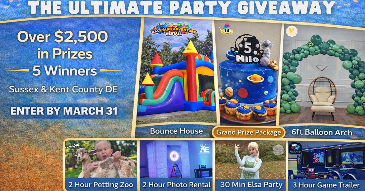 The Ultimate Party Giveaway — Over $2,500 in Prizes, 5 Winners, Enter by March 31