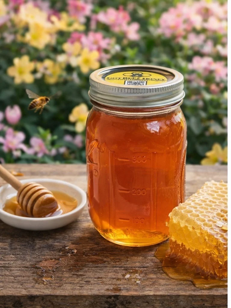 16oz raw Florida honey jar