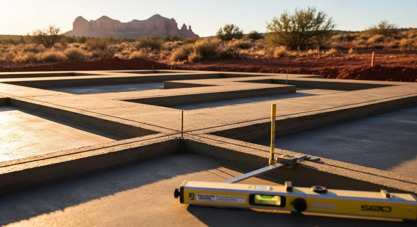 Custom masonry home foundation