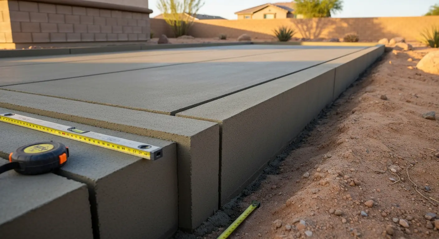 Masonry foundation work