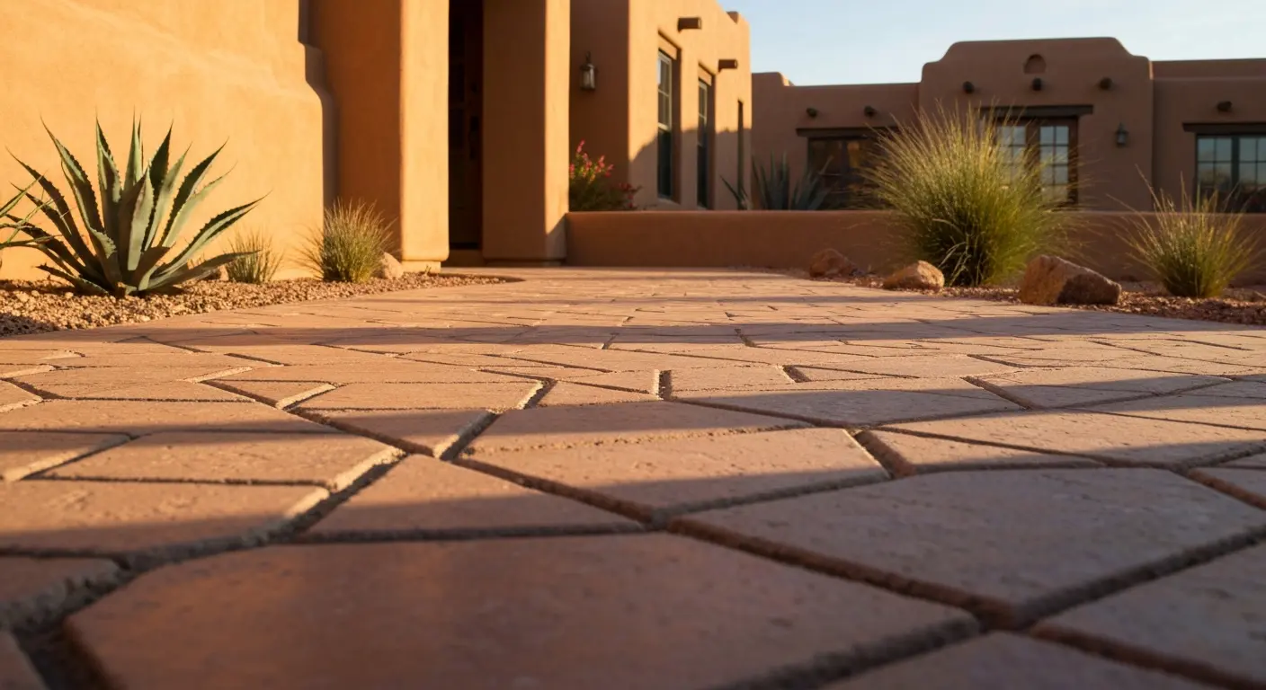 Tile walkway in Scottsdale