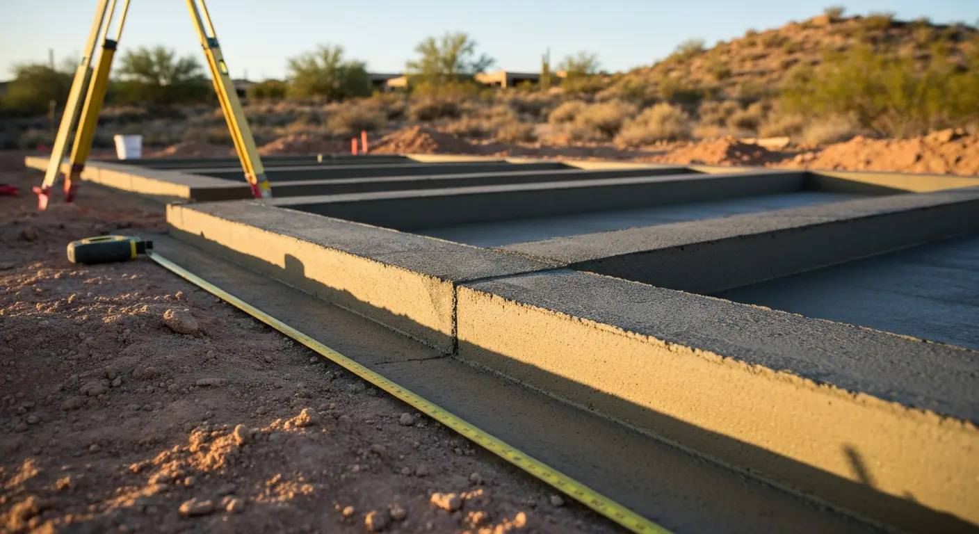 Residential footing installation