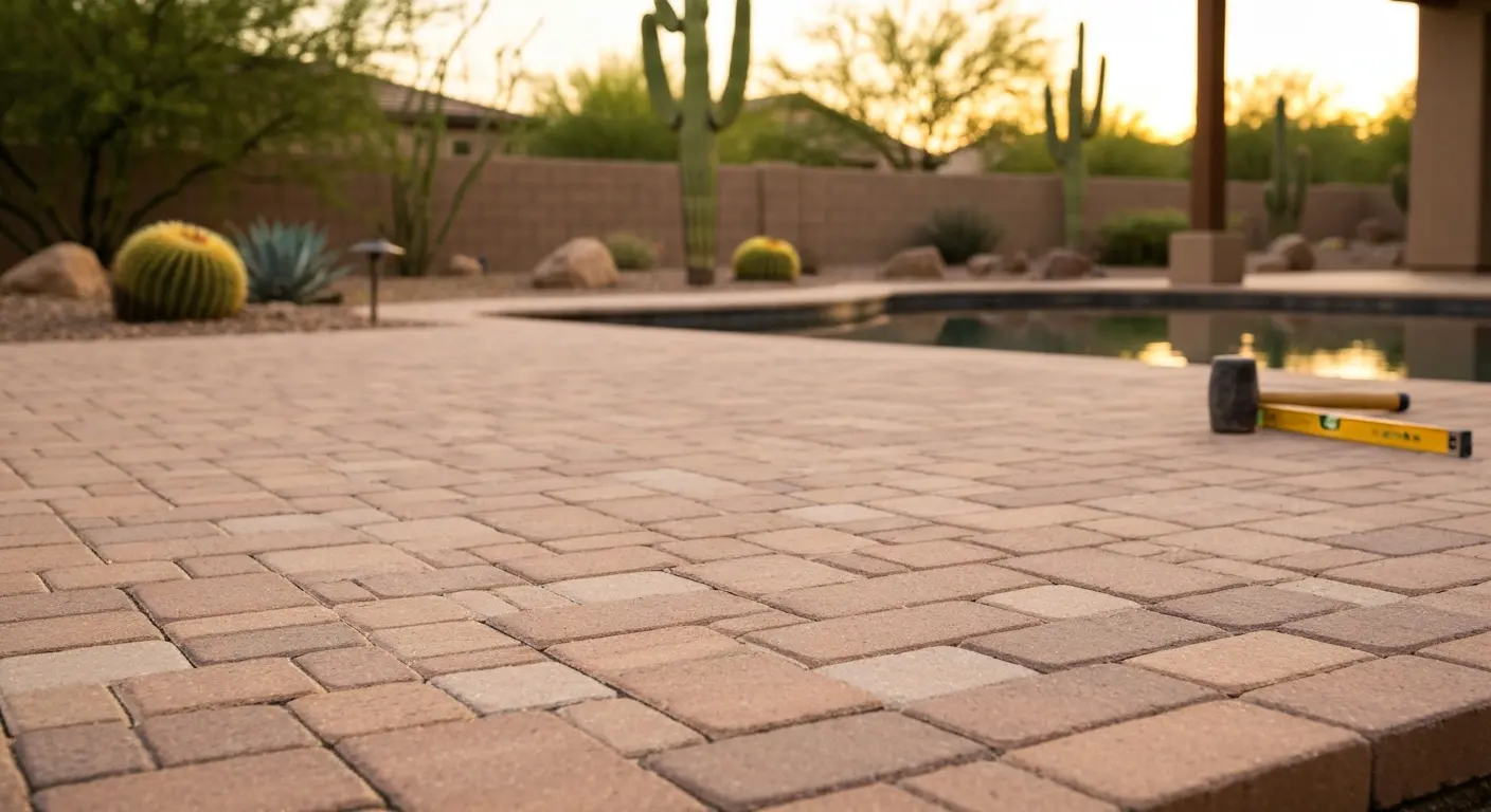 Custom paver installation