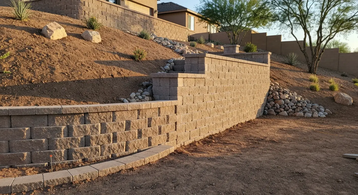 Retaining wall project